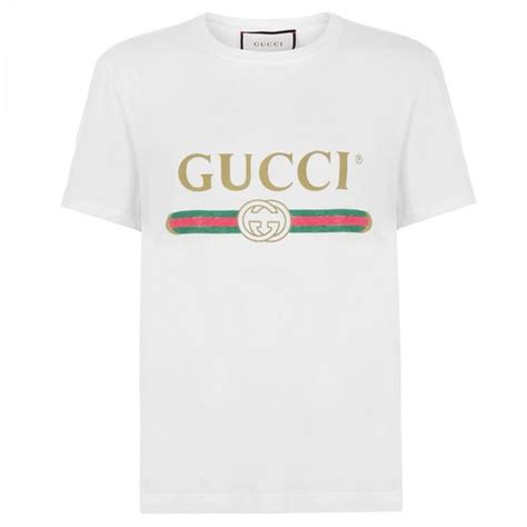 gucci distressed effect tee|gucci t shirt sale.